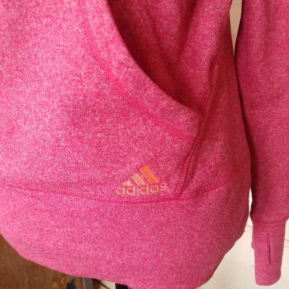 Adidas Climawarm Pink Ultimate Hoodie Pullover - Picture 7 of 8